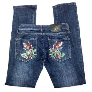 Ed Hardy Jeans - Ed Hardy Skinny Jeans, Size 27”, EUC Ed Hardy Jeans - Ed Hardy Skinny Jeans, Size 27”, EUC